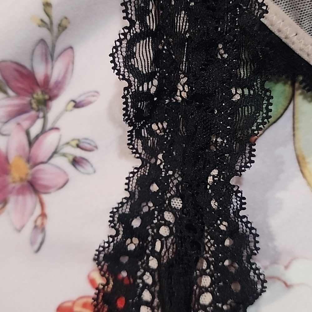 TORRID - Bralettes, Floral Black Lace, Bundle of Three - Picture 9 of 12